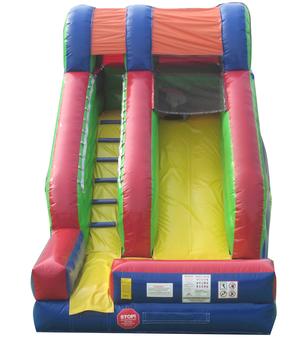 Splash Single Bay Water Slide 15' Commercial Wet/Dry Slip and Slide Splash Surf Dynamite Moonwalk #DY-SL-WTDRY-15A