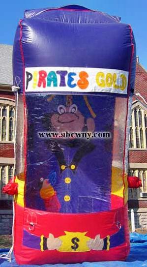 Cash Cube Money Machine Commercial Inflatable Game Moonwalk