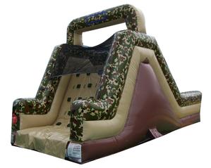 Rock Climb Slide Camouflage Dynamite Line Commercial Slide Classic Moonwalk DY-SL-ROCKCL-30C