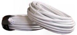 100' White Extension Cord