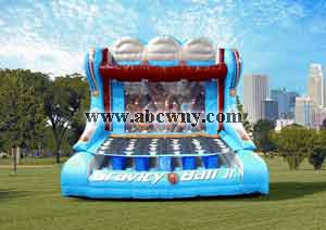 Gravity Ball Commercial Interactive Game Obstacle Course Jumper Moonwalk